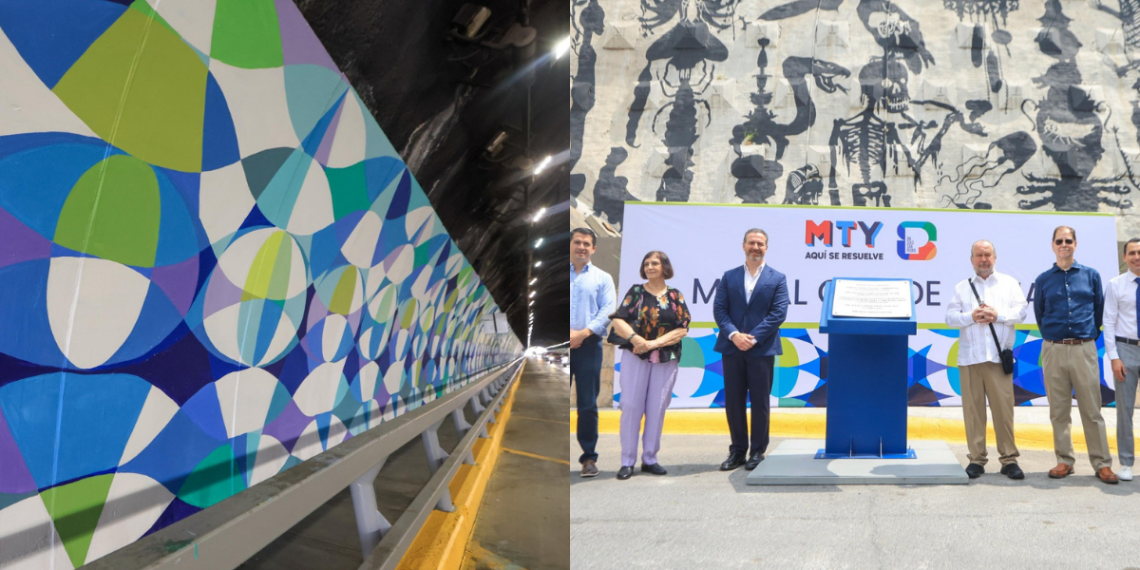 mural ojo de agua - El INFORMANTE Mural “Ojo De Agua” Transforma El Túnel Basave En Arte Público