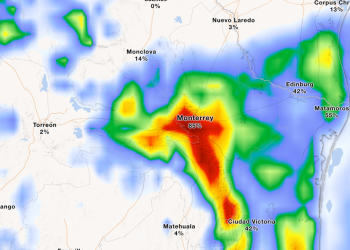 frente frío, lluvias Nuevo León, tormentas eléctricas, Protección Civil