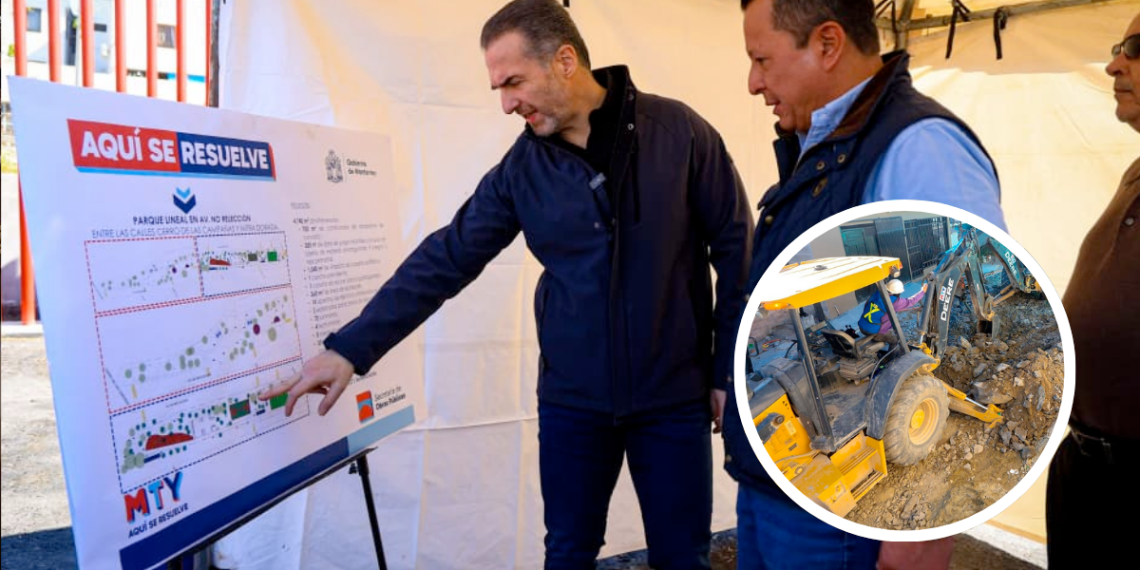 obras-zona-norte-parque-lineal-drenaje-sanitario-Monterrey-inversión-municipal