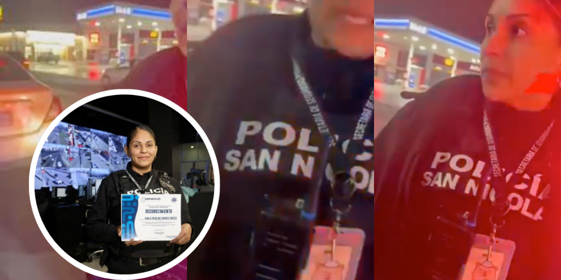 policía-de-San-Nicolás-Karla-Chairez-menores-alcoholizados-video-viral