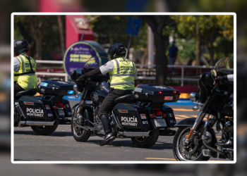 Policía de monterrey, parte del operativo de Semana Santa