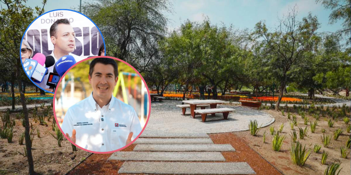 - El INFORMANTE Portada donde se ve a Marcelo Segovia y Luis Donaldo Colosio, de fondo se observa un parque renovado gracias al alcalde de Monterrey y su gestión.