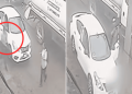 imágenes donde se observa como un hombre ataca en san nicolás a su esposa