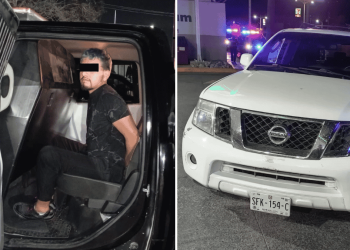 joven con droga es detenido camioneta con reporte delictivo