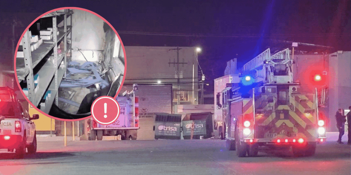 Incendio en centro médico